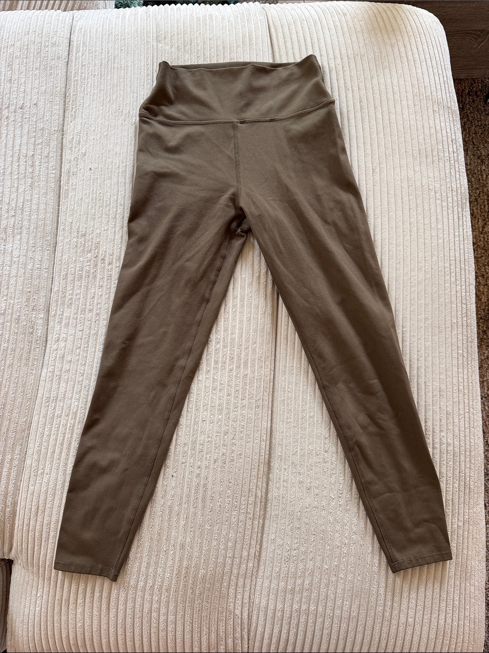 High-Waist Olive Green Leggings